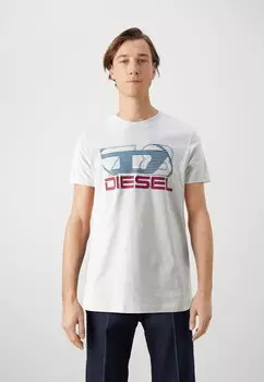 Футболка с принтом T-DIEGOR-K74 Diesel, белый