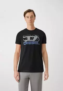 Футболка с принтом T-DIEGOR-K74 Diesel, черный