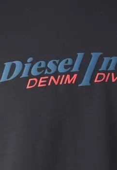 Футболка с принтом T-DIEGOR-Q1 Diesel, черный