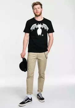 Футболка с принтом T-SHIRT VENOM LOGOSHIRT, черный