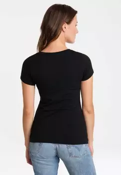 Футболка с принтом T-SHIRT WOODSTOCK LOGOSHIRT, черный