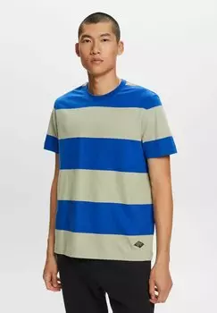 Футболка с принтом T-SHIRTS Esprit, цвет bright blue 3