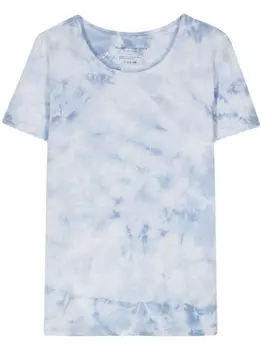 Футболка с принтом тай-дай Majestic Filatures, синяя