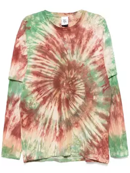 Футболка с принтом тай-дай Stain Shade, зеленый