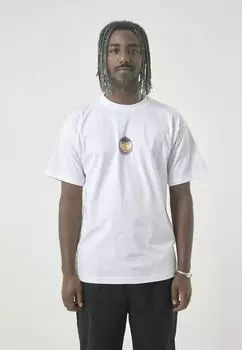 Футболка с принтом TAKE CARE Cleptomanicx, белый