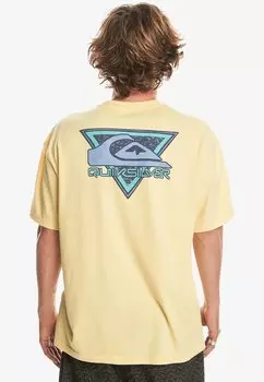 Футболка с принтом TAKE US BACK LOGO Quiksilver, цвет yed