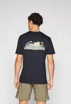 Футболка с принтом TALBERT RIDGE GRAPHIC TEE Columbia, черный