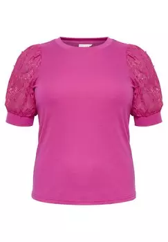 Футболка с принтом Tana Kaffe Curve, фуксия
