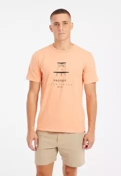 Футболка с принтом TANDROS Protest, оранжевый