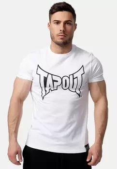 Футболка с принтом Tapout, белый