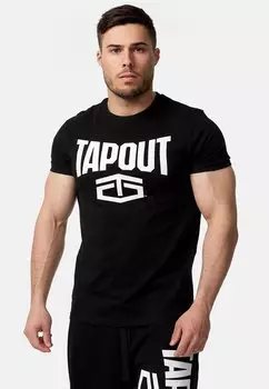 Футболка с принтом Tapout, черный