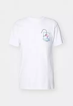 Футболка с принтом TASTE TEST Obey Clothing, белый