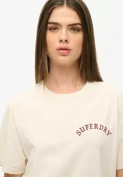 Футболка с принтом TATTOO GRAPHIC Superdry, белый