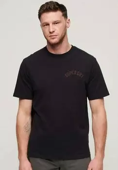 Футболка с принтом TATTOO GRAPHIC Superdry, цвет black