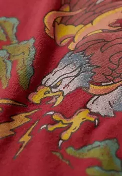 Футболка с принтом TATTOO GRAPHIC Superdry, красный