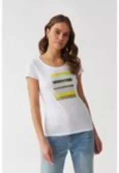 Футболка с принтом Tatuum, белый