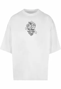 Футболка с принтом TE AMO OUTLINE HUGE Merchcode, цвет white