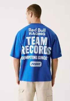 Футболка с принтом TEAM RECORDS Red Bull Racing x Pepe Jeans, синий