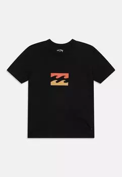 Футболка с принтом TEAM WAVE TEES UNISEX Billabong, цвет black