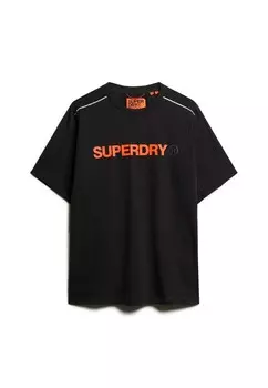Футболка с принтом TECH LOGO Superdry, черный