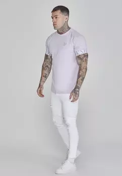 Футболка с принтом TECH SIKSILK, фиолетовый