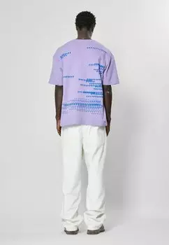 Футболка с принтом Technologic 9N1M SENSE, лаванда