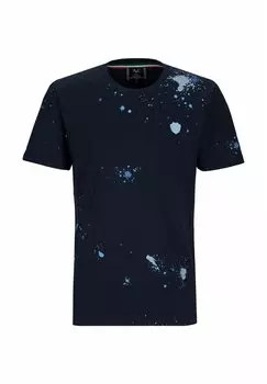 Футболка с принтом TED 19V69 Italia, цвет navy