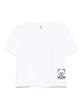 Футболка с принтом Teddy Bear Moschino, белый