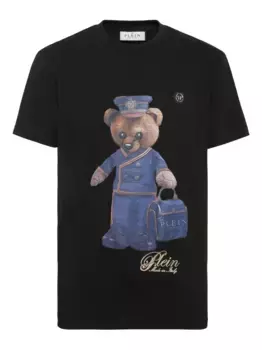 Футболка с принтом Teddy Bear Philipp Plein, черный