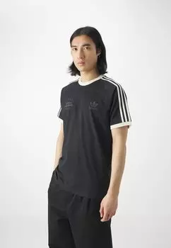 Футболка с принтом Tee adidas Originals, черная