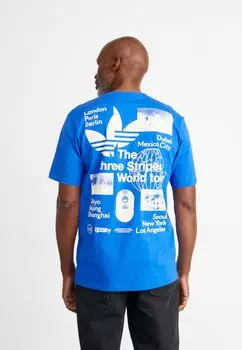 Футболка с принтом TEE adidas Originals, цвет blue