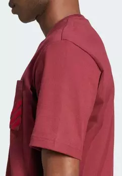 Футболка с принтом TEE adidas Originals, красный