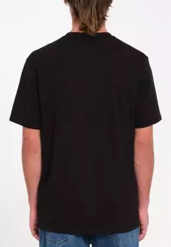 Футболка с принтом TEE CHIMP Volcom, черный
