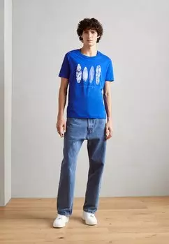 Футболка с принтом Tee Esprit, цвет bright blue