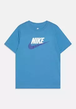Футболка с принтом TEE FUTURA UNISEX Nike Sportswear, темно-синий