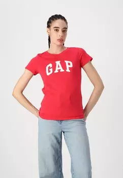 Футболка с принтом TEE GAP, черный