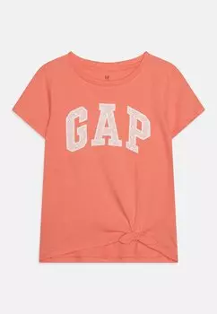 Футболка с принтом TEE GIRLS GAP, цвет cupid pink