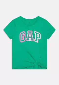 Футболка с принтом TEE GIRLS GAP, цвет bright meadow