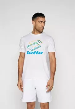 Футболка с принтом TEE HERITAGE Lotto, белый
