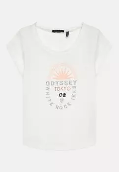 Футболка с принтом TEE IKKS, белый