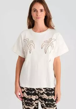 Футболка с принтом TEE- ISTAN Le Temps Des Cerises, белый