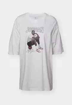 Футболка с принтом Tee Jordan, белая