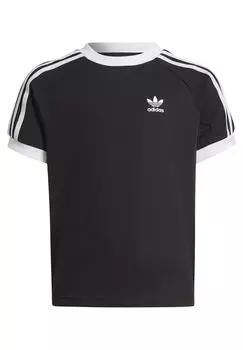 Футболка с принтом TEE KIDS UNISEX adidas Originals, цвет black
