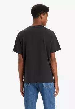 Футболка с принтом Tee Levi's, черный