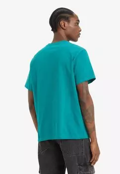Футболка с принтом Tee Levi's, зеленый