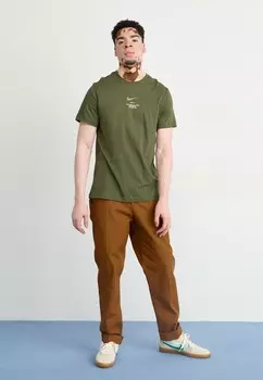 Футболка с принтом TEE Nike Sportswear, хаки