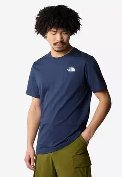 Футболка с принтом Tee The North Face, Summit Navy TNF белая