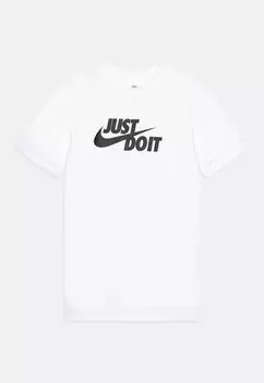 Футболка с принтом TEE UNISEX Nike Sportswear, цвет white/black
