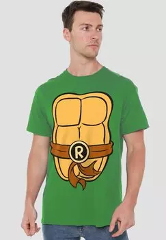 Футболка с принтом TEENAGE MUTANT NINJA TURTLES RAPHAEL CHEST Cotton Soul, темно-зеленый