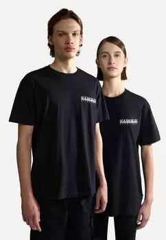 Футболка с принтом TELEMARK Napapijri, черный